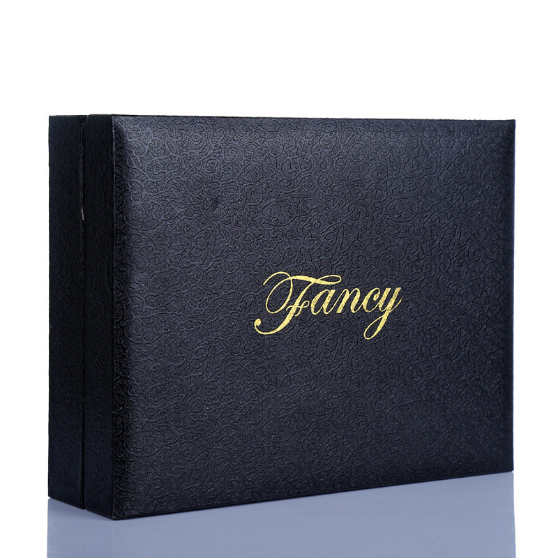 Coffret cadeau montre et ceinture en cuir pour homme avec boucle automatique