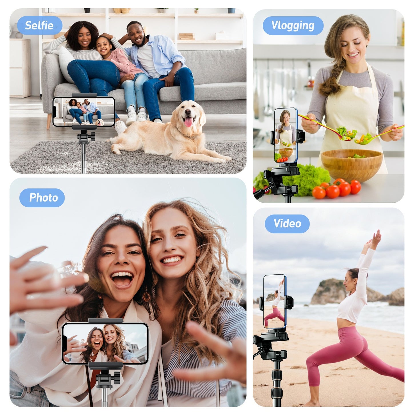 E-Mini appareil de duplication d’écran de téléphone pour selfies et diffusion en direct