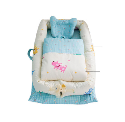 Z-Lit portable pliable anti-pression pour nouveau-né, matelas central type cocon (bionique) pour bébé – lit de voyage