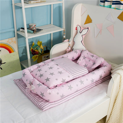 Z-Lit portable pliable anti-pression pour nouveau-né, matelas central type cocon (bionique) pour bébé – lit de voyage