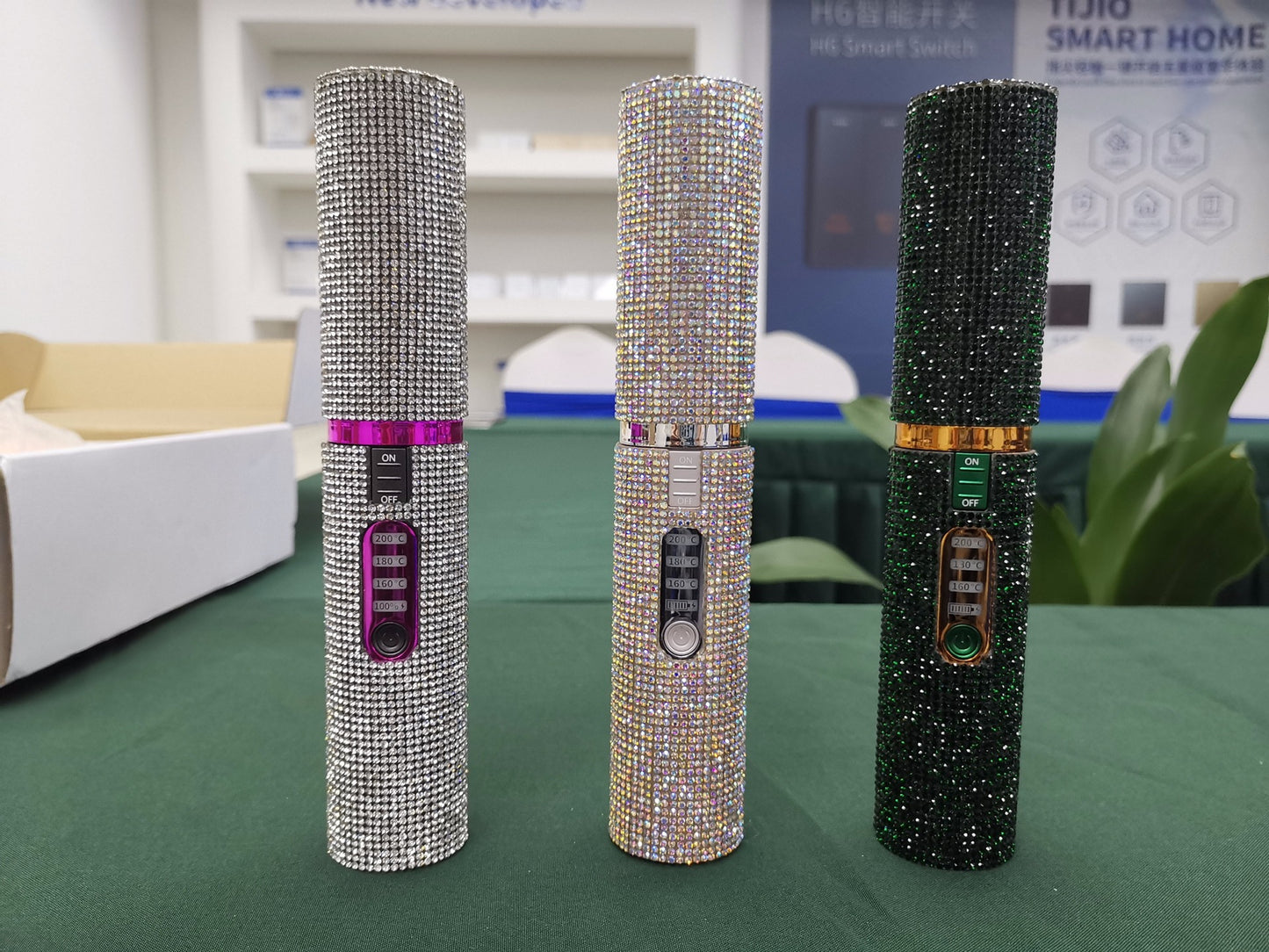 Lisseur portable rechargeable avec diamant