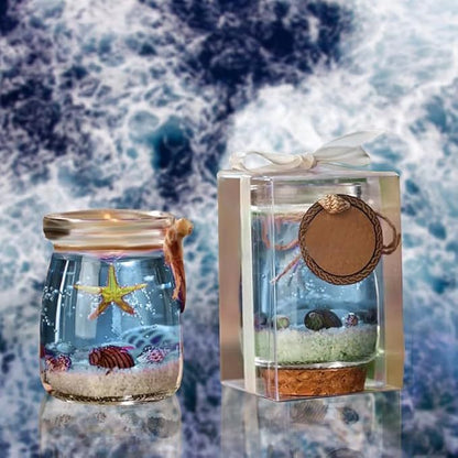 Ocean-themed aromatherapy candle – A fresh and soothing ambiance inspired by the sea
