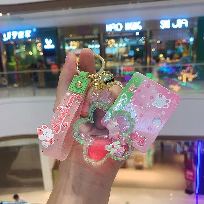 Porte-clés en acrylique simple et tendance – Accessoire mode