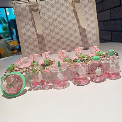 Porte-clés en acrylique simple et tendance – Accessoire mode