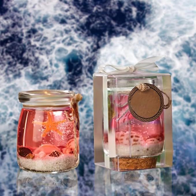 Ocean-themed aromatherapy candle – A fresh and soothing ambiance inspired by the sea