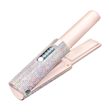 Lisseur portable rechargeable avec diamant