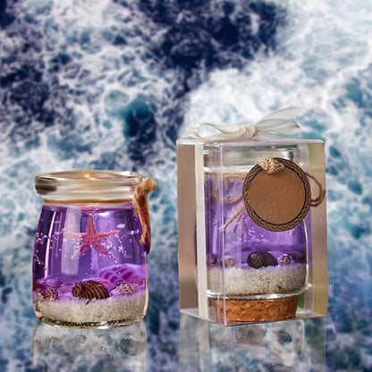 Ocean-themed aromatherapy candle – A fresh and soothing ambiance inspired by the sea