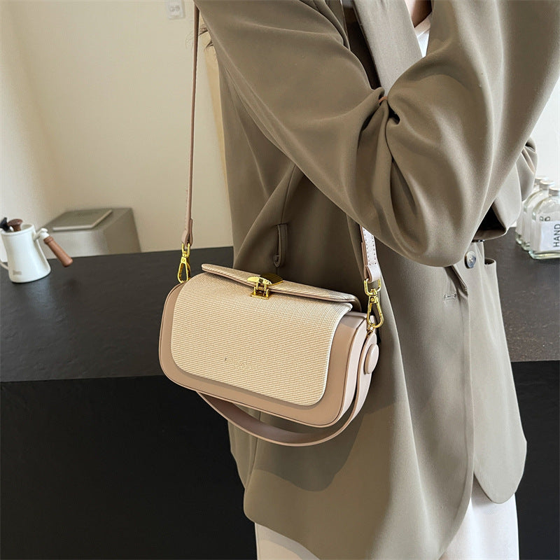 Sac bandoulière pour femme, haut de gamme, tendance, simple et polyvalent, de haute qualité